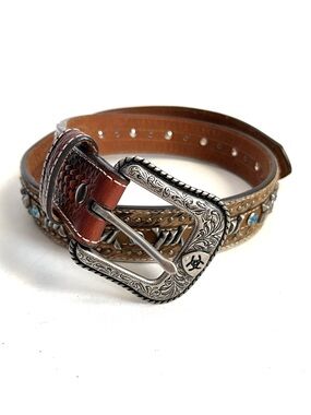 Ariat Men's Brown Calf Hair
Blue Diamond Belt Size 34